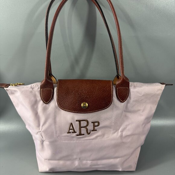 LONGCHAMP LE PLIAGE BEIGE MEDIUM Long Handle, Medium - Picture 1 of 14